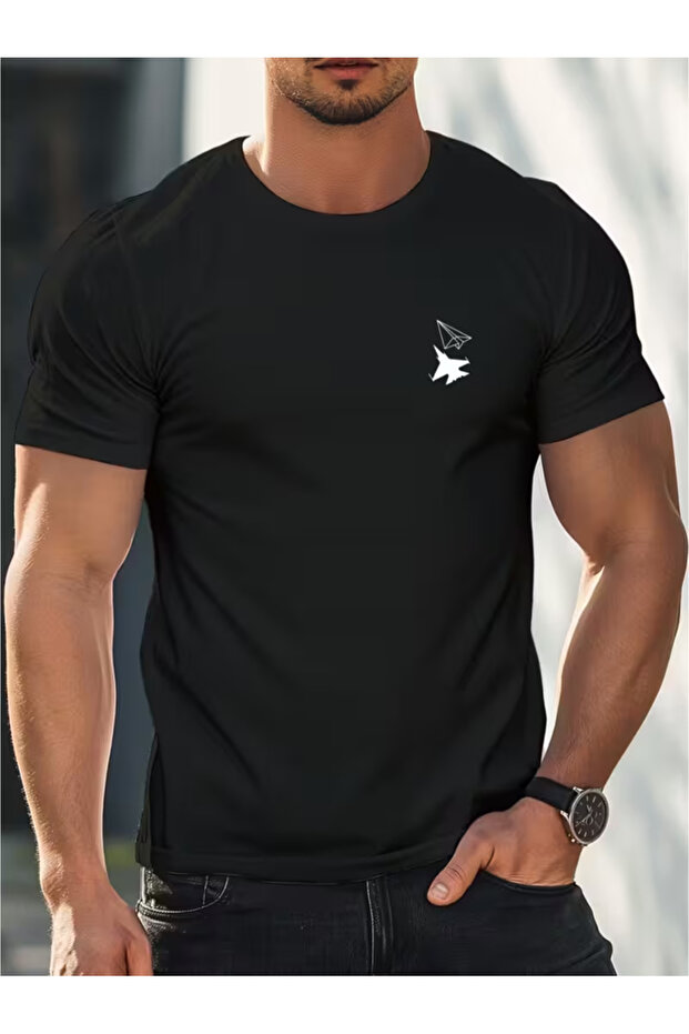Premium Black Cotton T-Shirt