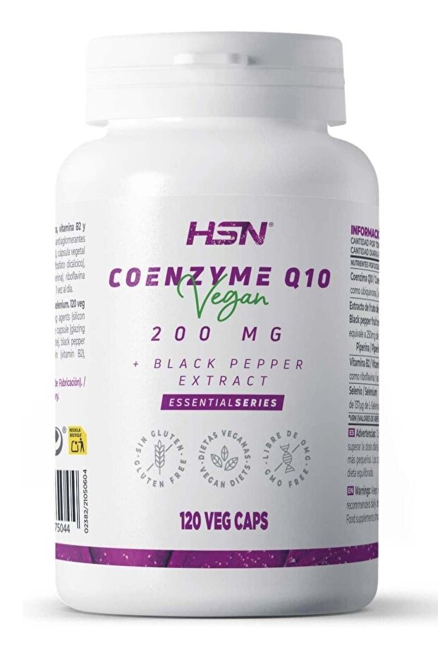 COENZYME Q10 200mg + BIOPERINE® - 120 veg caps