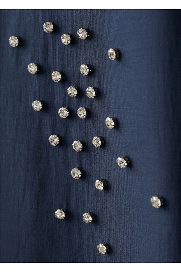 Lyocell strass taşlı gömlek - 5