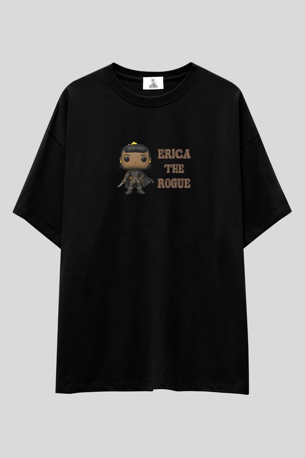 Stranger Things Figures Dungeons and Dragons T-Shirt | Unisex 100% Cotton Oversize Design Series Tee