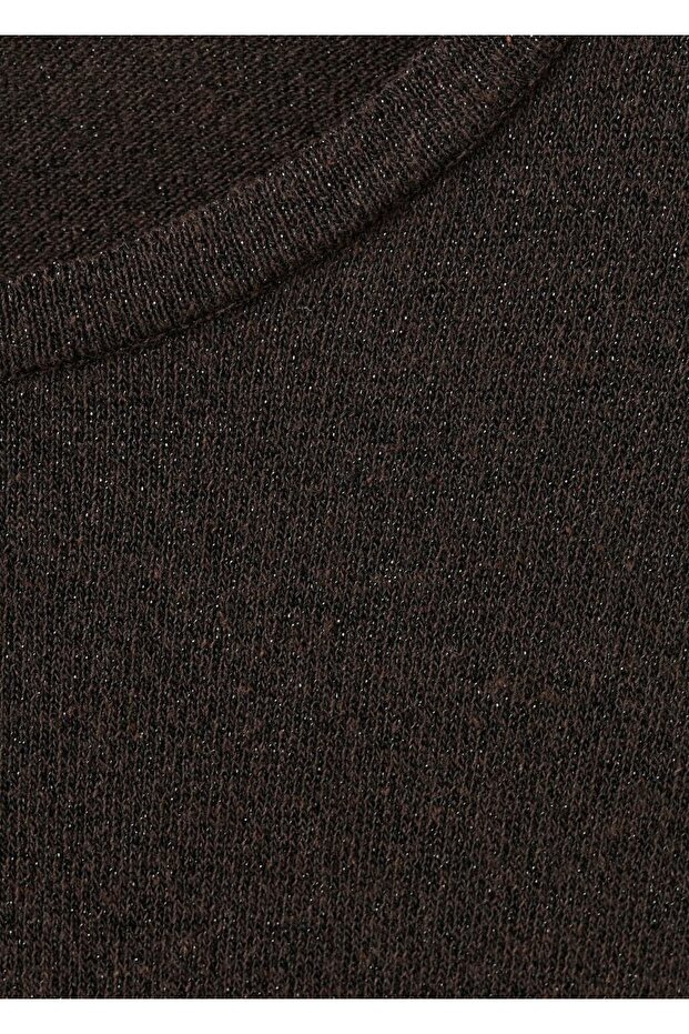 Fiyonklu örgü kazak - 5