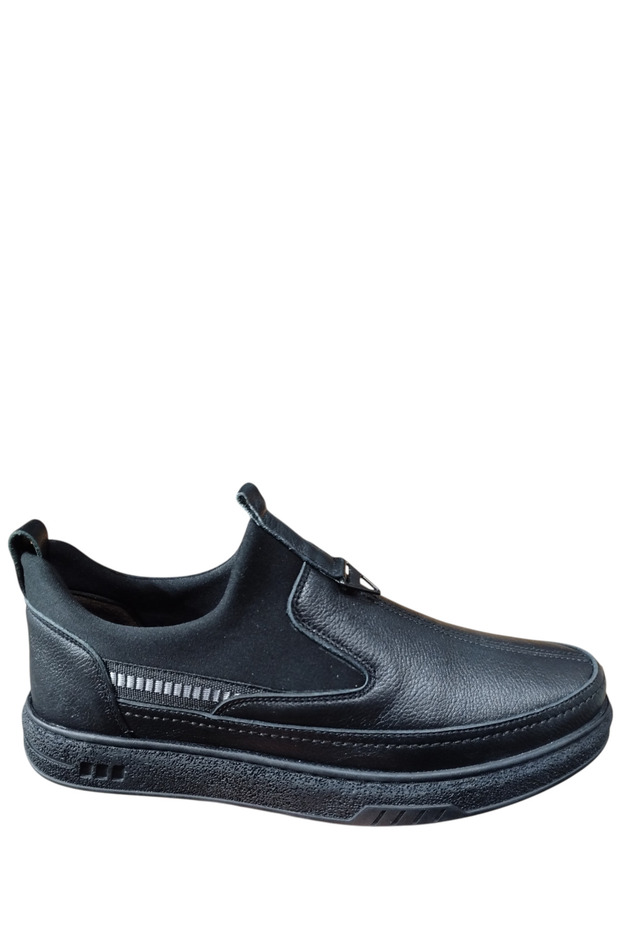 Men's Leather Shoes Without Laces