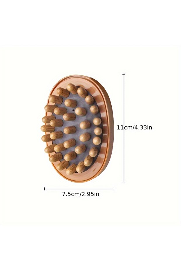 1pc 1/2pcs Air Cushion Body Massage Brush, for Deep Tissue Relaxation & Gua Sha, Soft Bristles for L