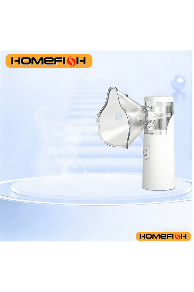 Light Grey Compact portable facial steam sprayer, for skin care, nano mist sprayer, beauty water ato