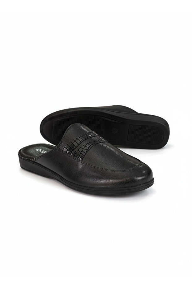 Esm 3245.m003 Genuine Leather Men's Guest House Groom's Dowry Slippers