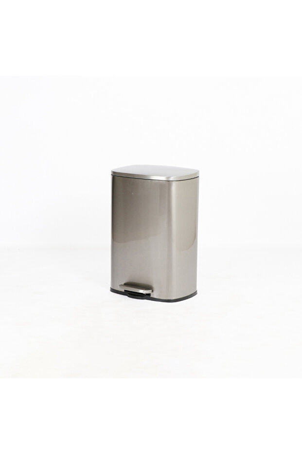 stainless steel trash can