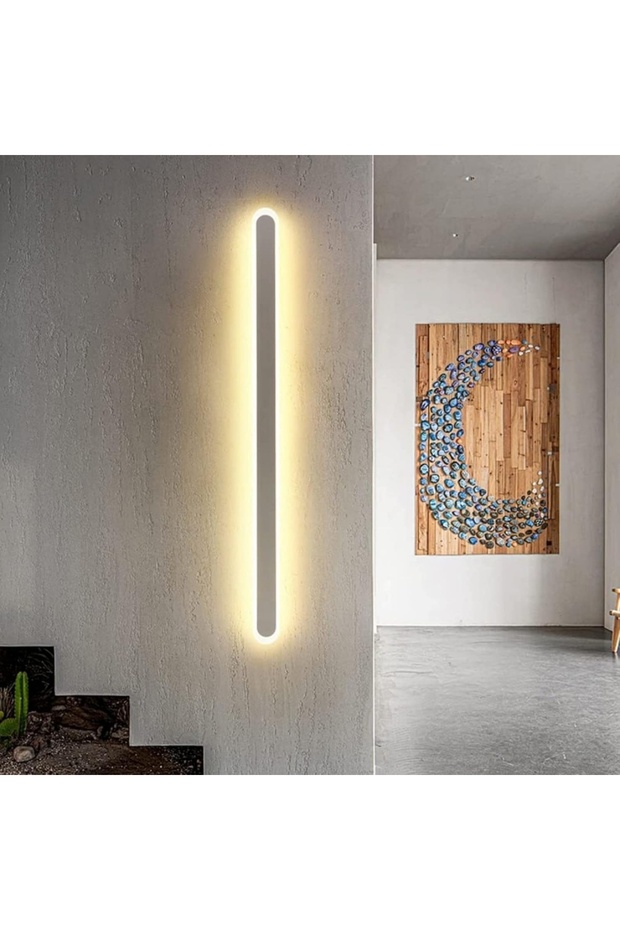 Linear LED Wall Lamp, 52W White, 60Cm, Adjustable Intensity