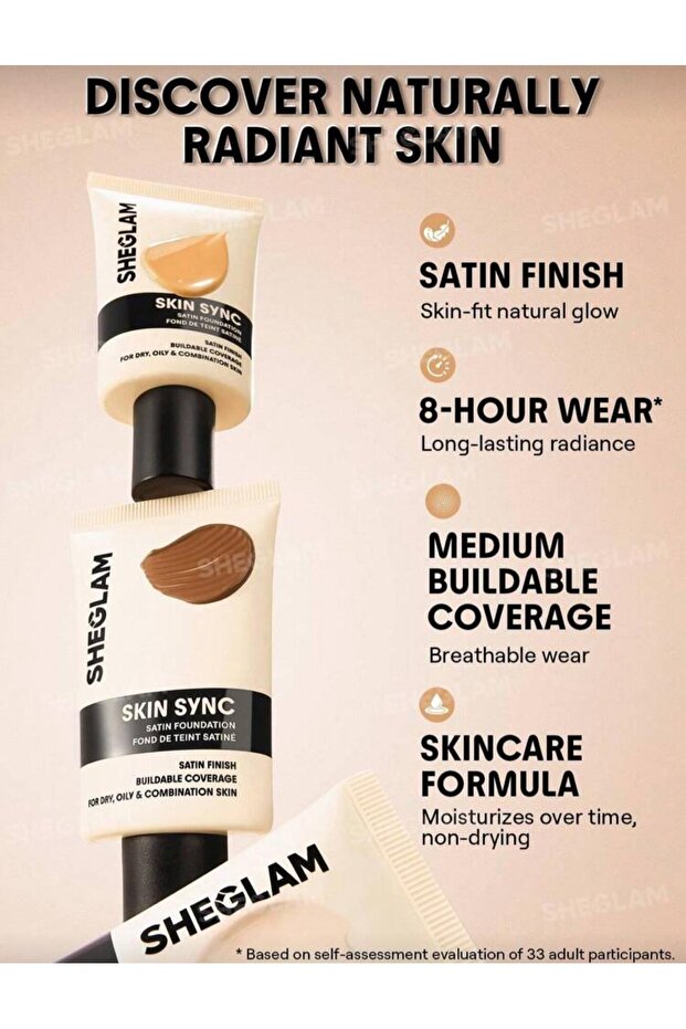 skin sync satin foundation - 2