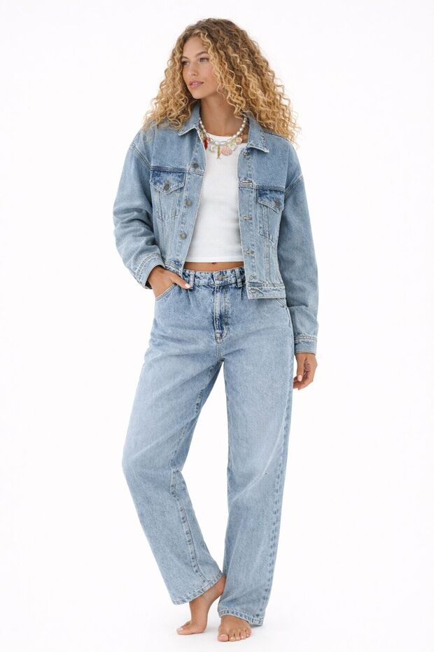 جاكيت دنيم مطرز بالزخرفة - 2