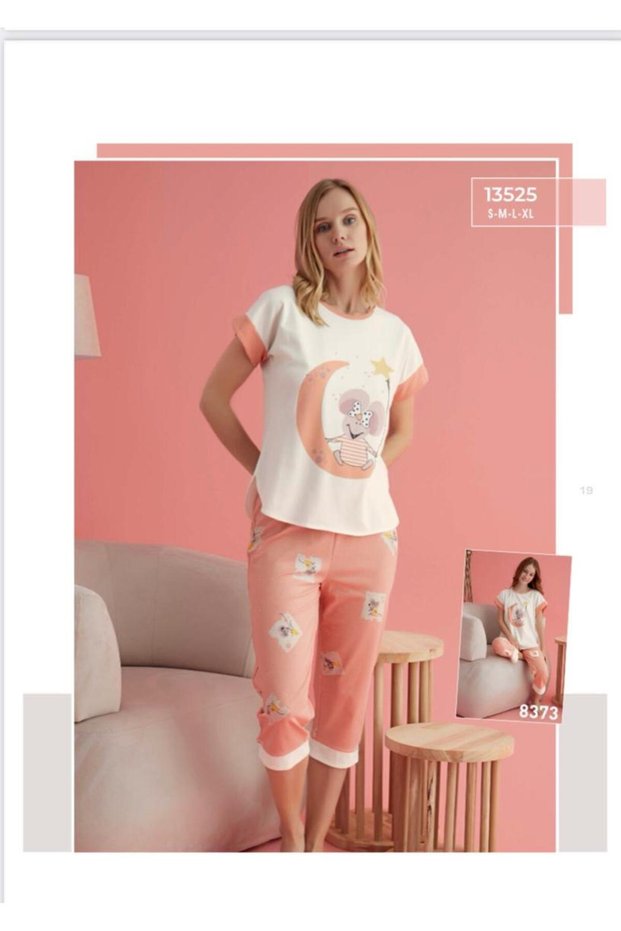 13525 Printed Capri Set