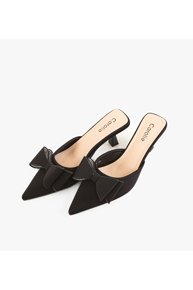 Thea Black Lady Clogs - 5