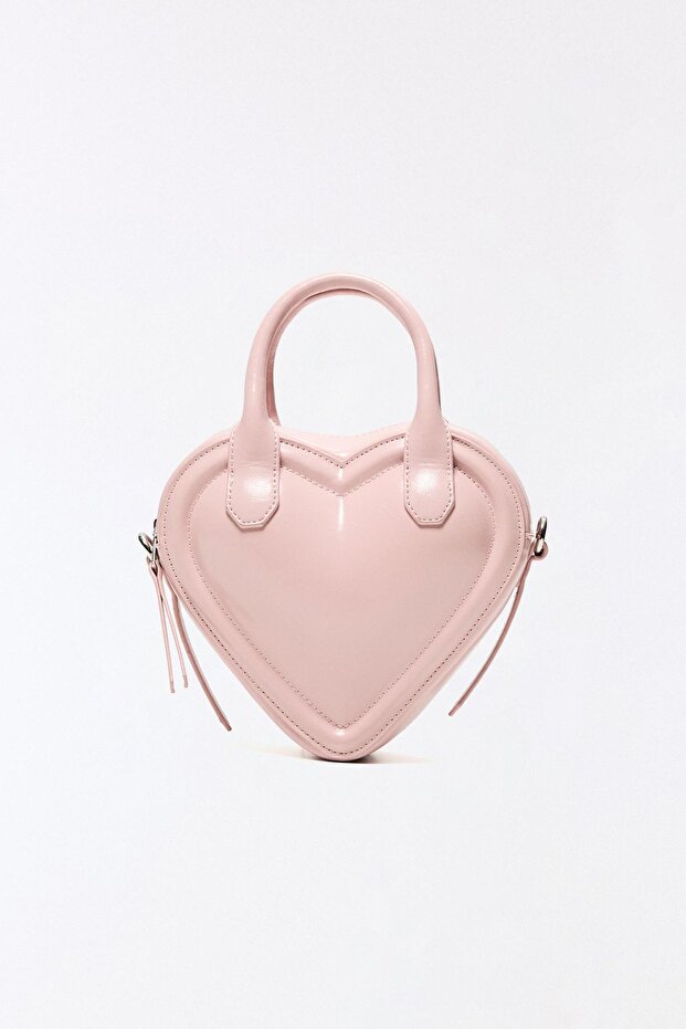 Mini kalp çanta - 1