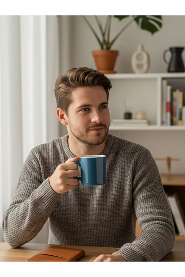 Solid Color Ceramic Mug - 2