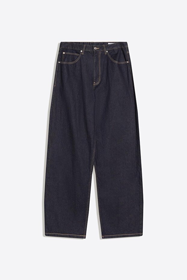 İşlemeli barrel fit jean - 5