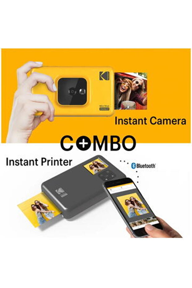 Mini Shot 2 Camera and Printer Combo Yellow - 3