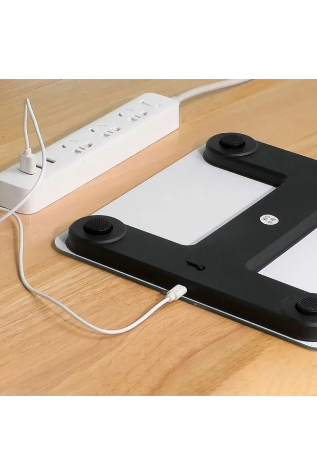 Digital Weight Scale With Temperature Sensor (Silver) - 3