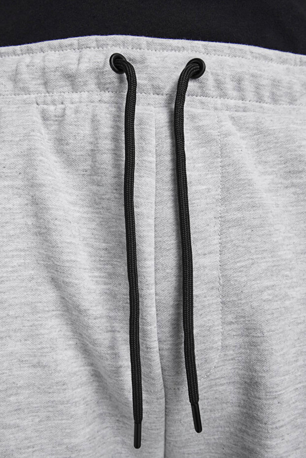 Jack&Jones Erkek Şort 12186750 Light Grey Melange - 4