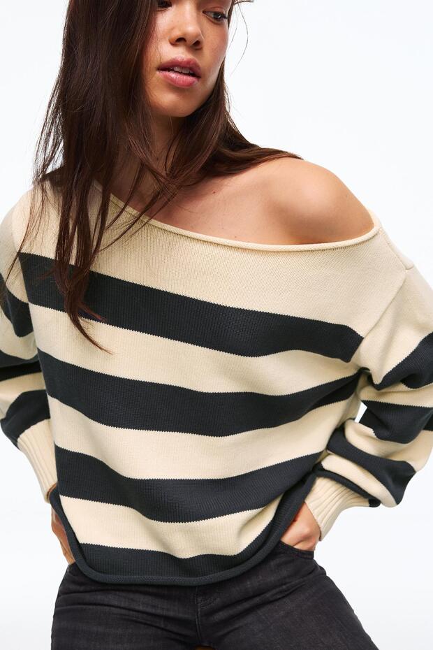 Geniş yaka kazak - 2