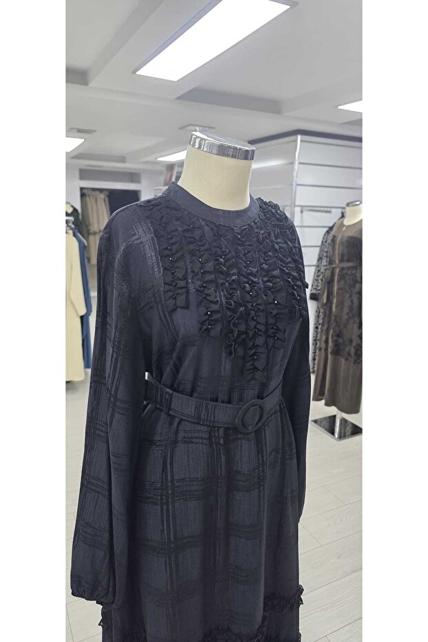 08-1797 Tesettür Elbise - 3