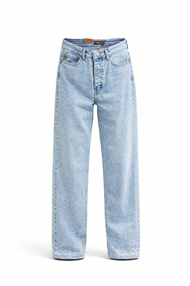 Men's Baggy Loose and Long Fit Jean Denim Trousers