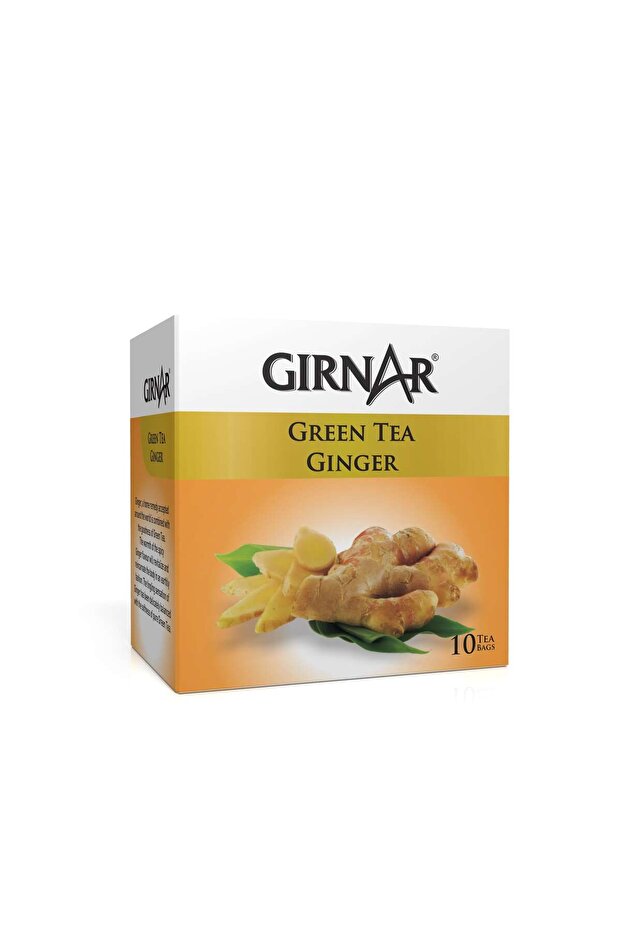 Green Tea Ginger(10 TeaBags) 12g | Premium Indian Tea