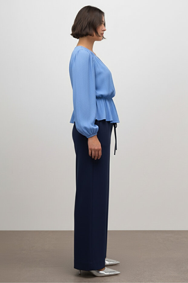 Ελαστική μπλούζα μέσης - 5