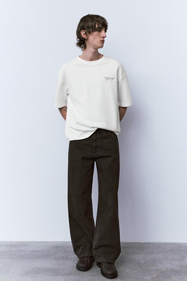 Kısa kollu Retrospective grafik sweatshirt - 3