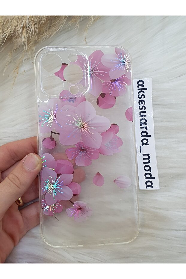 حافظة شفافة بنمط مطبوع متوافقة مع آيفون 13 برو ماكس - 3