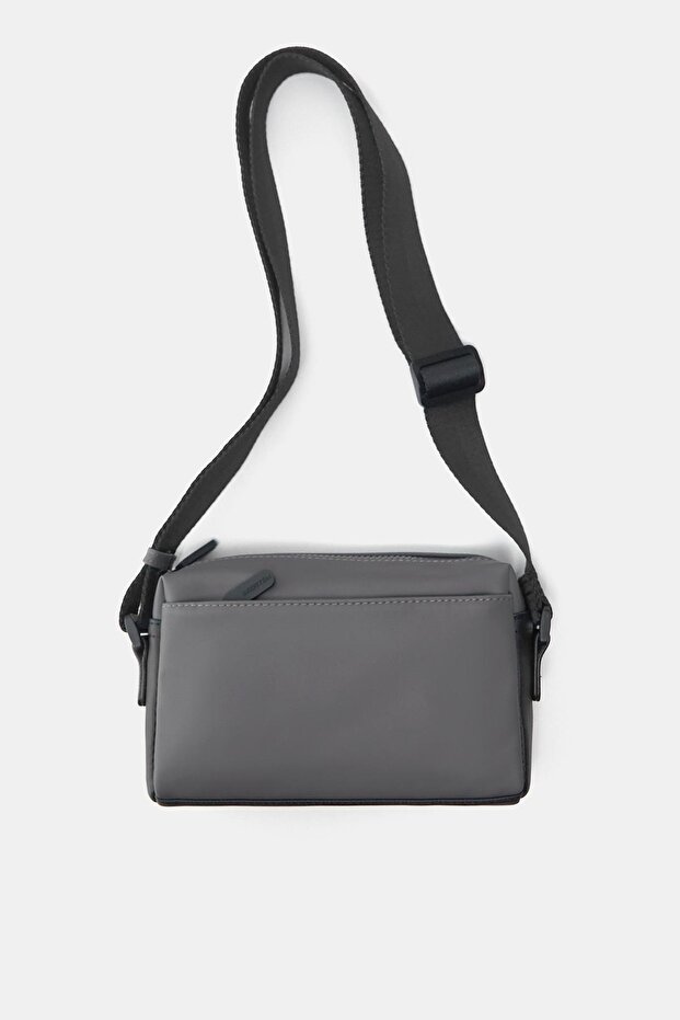 Kauçuk kaplamalı çapraz askılı çanta - 3