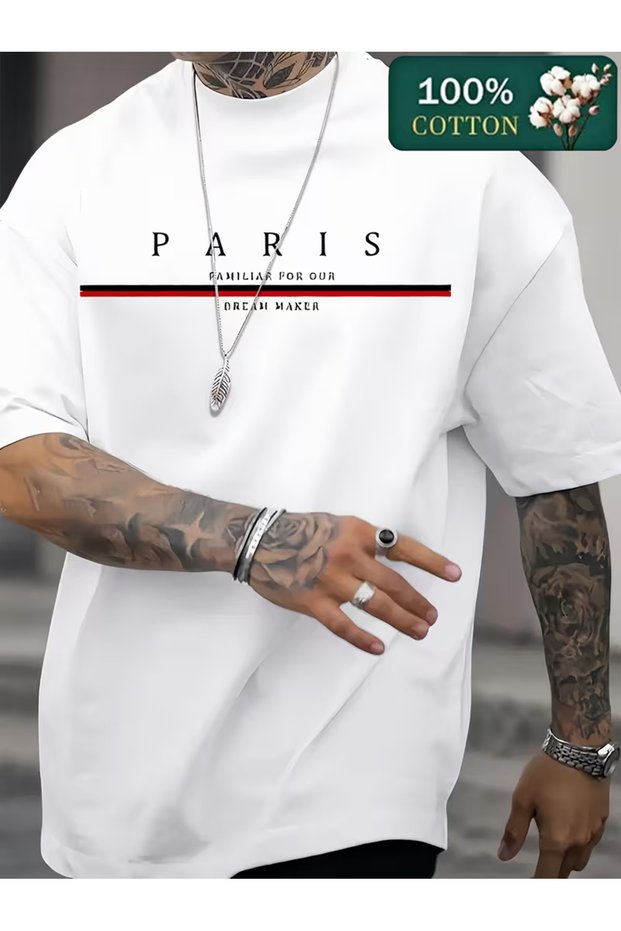 Sila Trend Premium White Cotton T-Shirt