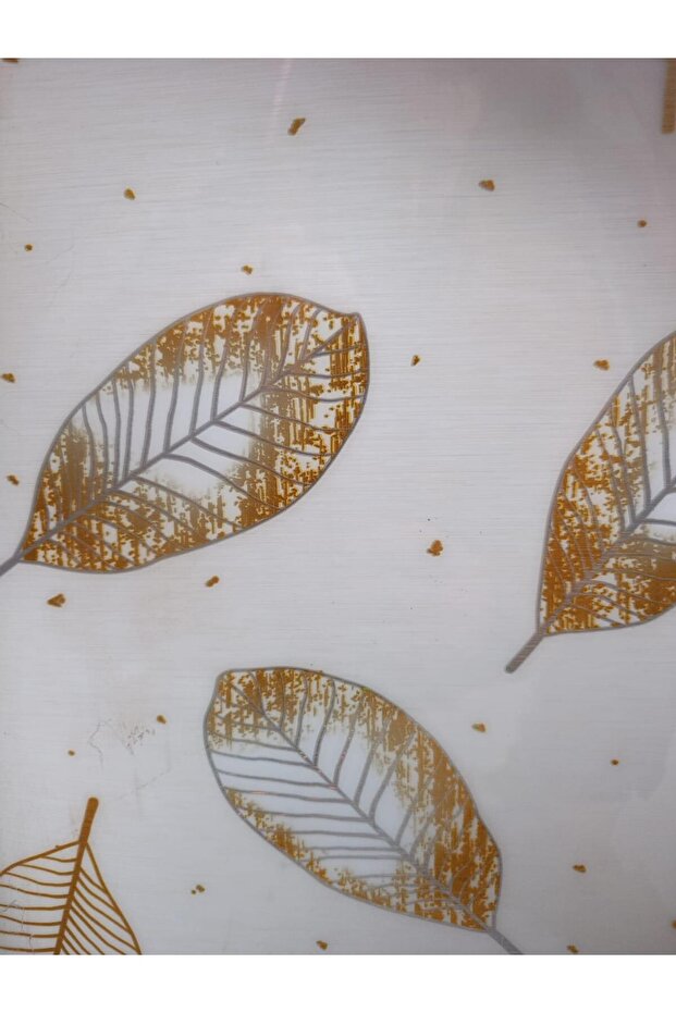 70 cm X 100 cm Leaf Patterned Tablecloth - 3