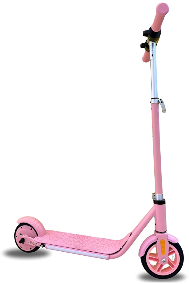 Kids 24V Pink Electric Mini Scooter - 150W Motor, 15km/h Top Speed, Lightweight 8kg Foldable Frame