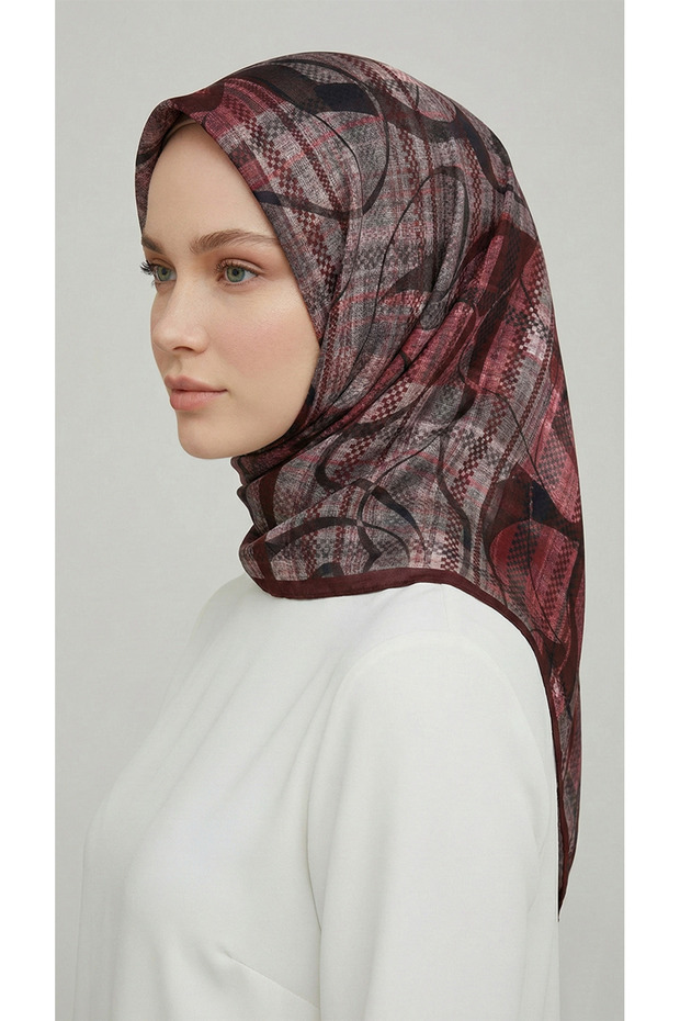 وشاح من الرايون بنقشة يانسيما - 2