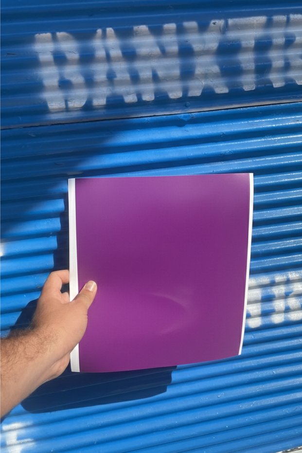 Purple Color Transparent Headlight Film 30Cmx30Cm for Motor Headlamp