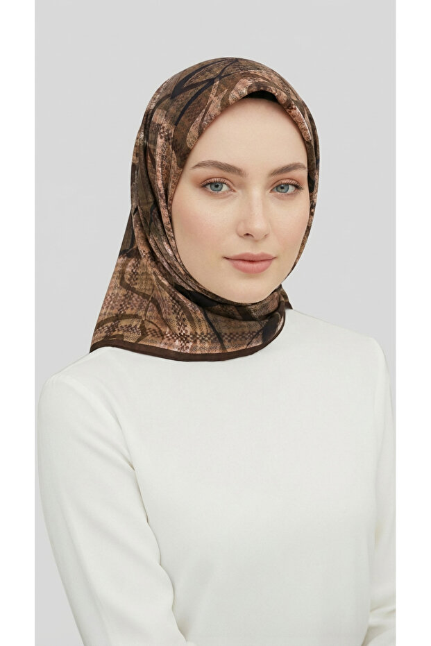 Yansima Patterned Rayon Scarf - 1