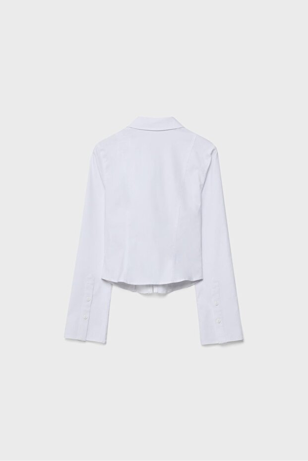 Çift fermuarlı bengal gömlek - 7