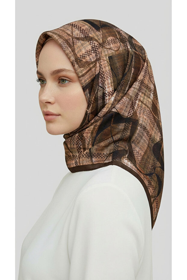 Yansima Patterned Rayon Scarf - 4