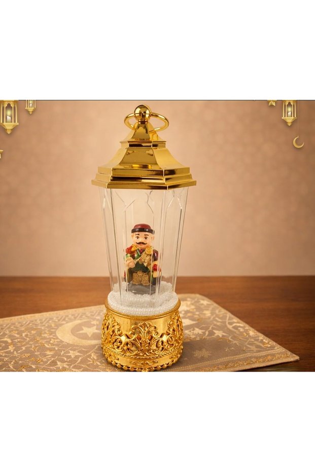Musical Figurine 4 with Arabic Music & light, Battery Powered & USB Type-A Connection, Ramadan Decor