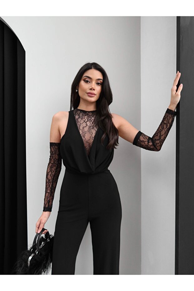 Degaje Yaka Dantelli Tulum - 2