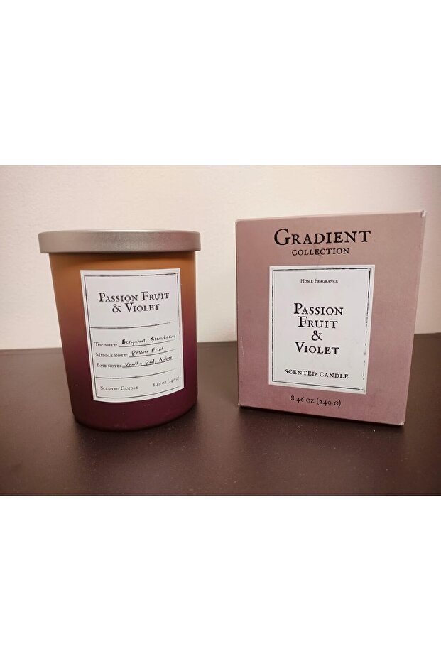 Luxury Passion Fruit & Violet 240 Gram 8.46 oz Valentine Home Decor Home Fragrance Scented Candle