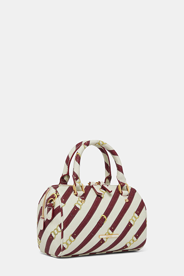 KREM MONOGRAM ÇANTA - 3