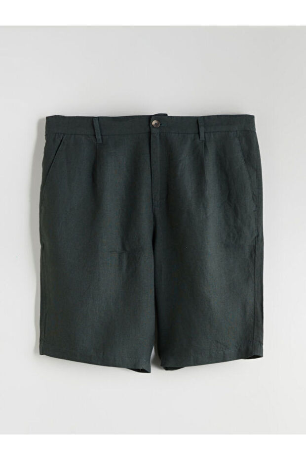 Standardfit 100% Linen Men's Shorts from Uzg Store for Style Enthusiasts