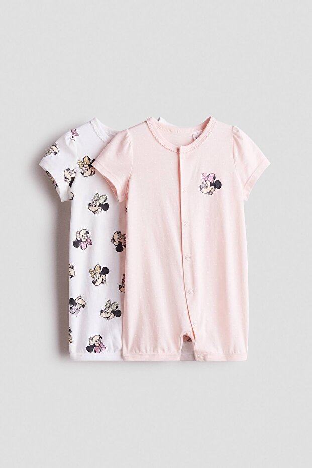 2'li Baskılı Pijama - 1