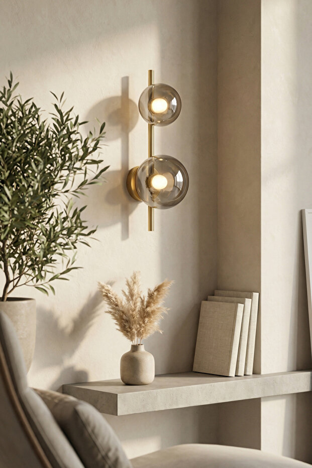 تصميم ديكوري حديث، مصباح LED فاخر، مصباح حائط LED.