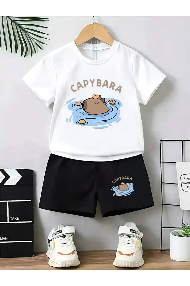 Children's T-Shirt and Pocketed Shorts Set
