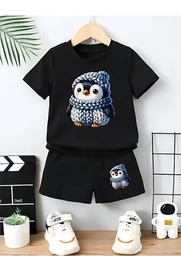 Children's T-Shirt and Pocketed Shorts Set