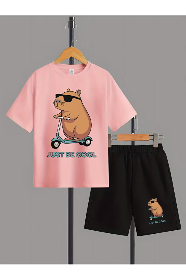 Children's T-Shirt and Pocketed Shorts Set