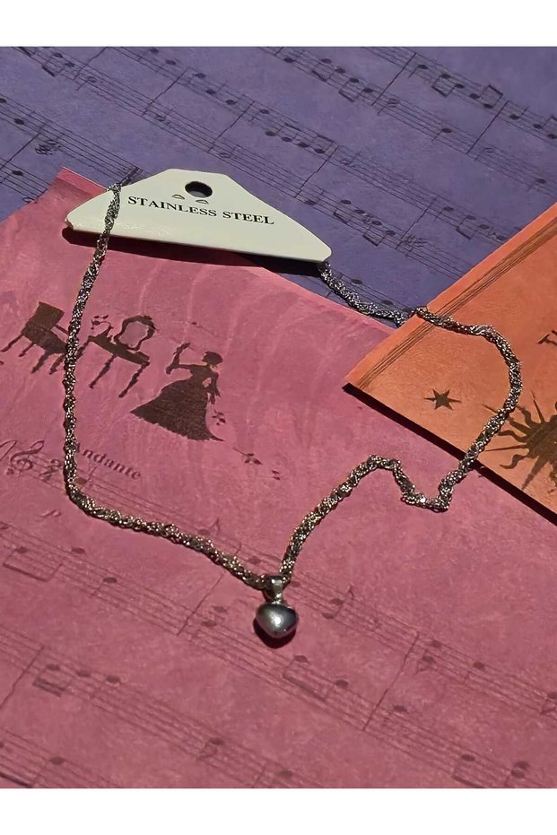 Steel Heart Necklace