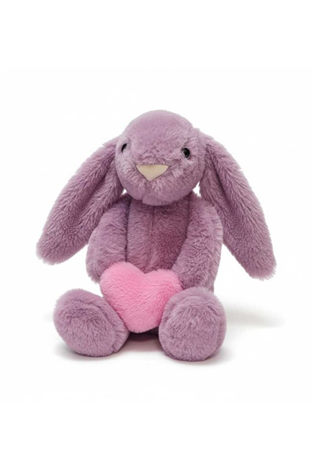 My Sleeping Friend Plush Rabbit with Purple Heart 34 cm