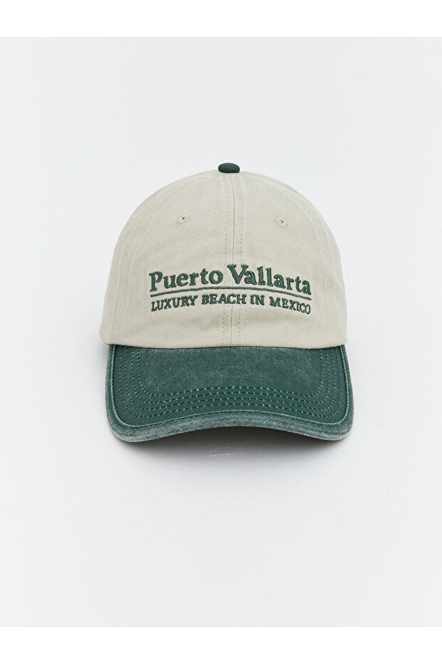 Green Text Embroidered Men's Cap Hat from Guli's Store